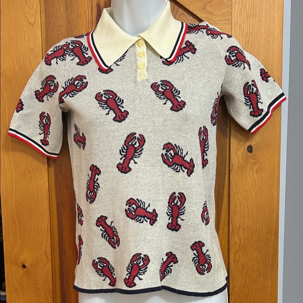 The Reeds short sleeve Womens lobster polo shirt